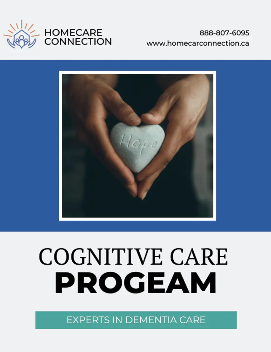 Homecare Connection Cognitive Care Program booklet - dementia care experts Ontario
